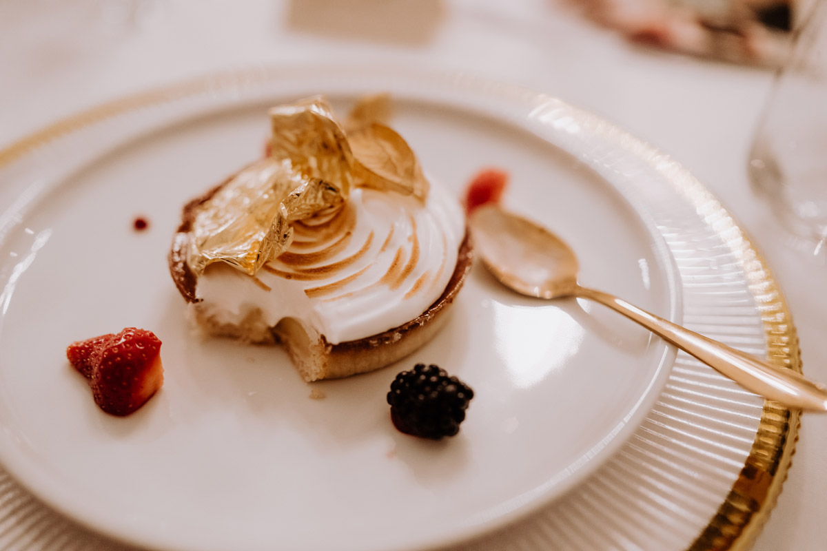 Dessert vom Dinner im Schlosshotel Berlin
