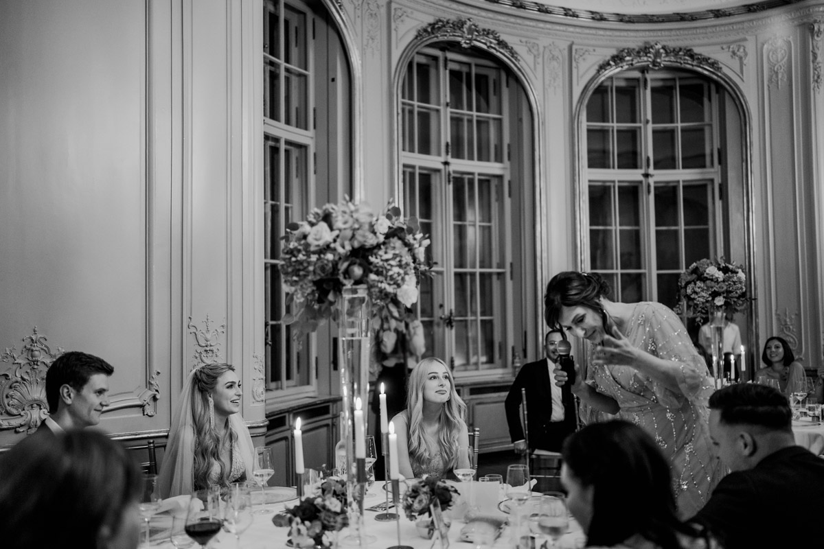 Reden aufgenommen von Hochzeitsvideograf im Schlosshotel Berlin