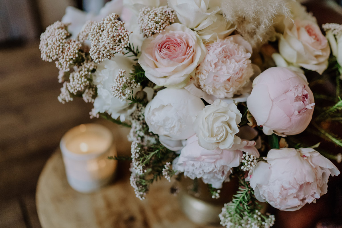 Hochzeitsblumen Stimmungsfoto