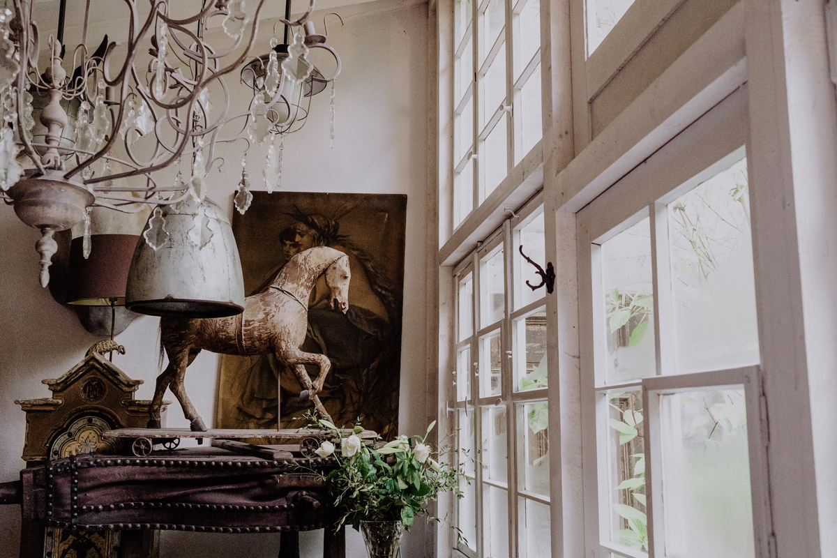 Detailaufnahme Interieur der Hochzeitslocation