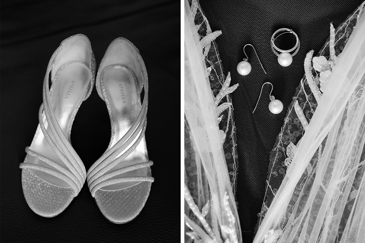 Brautschuhe und Brautschmuck von Juwelier Lorenz Berlin