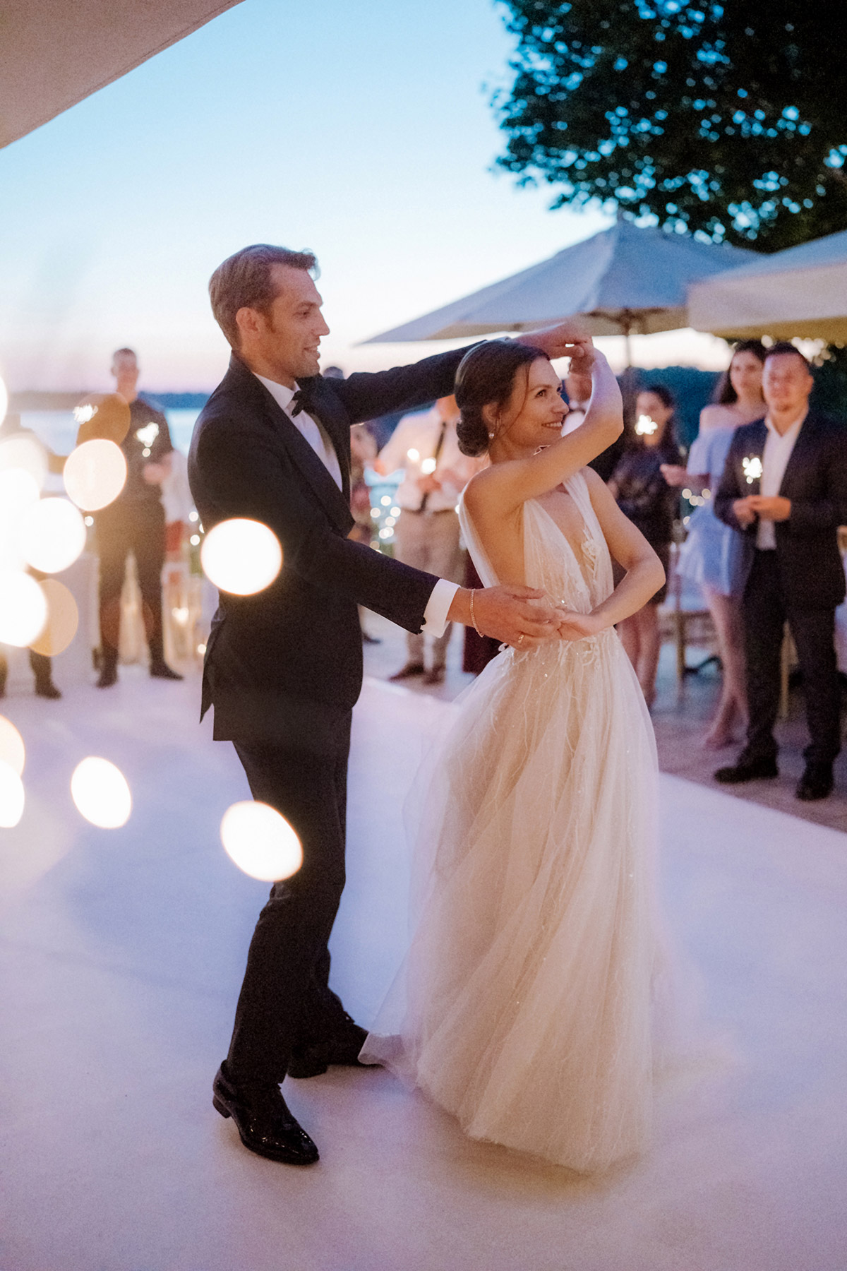 Hochzeitstanz auf Wannseeterrasse