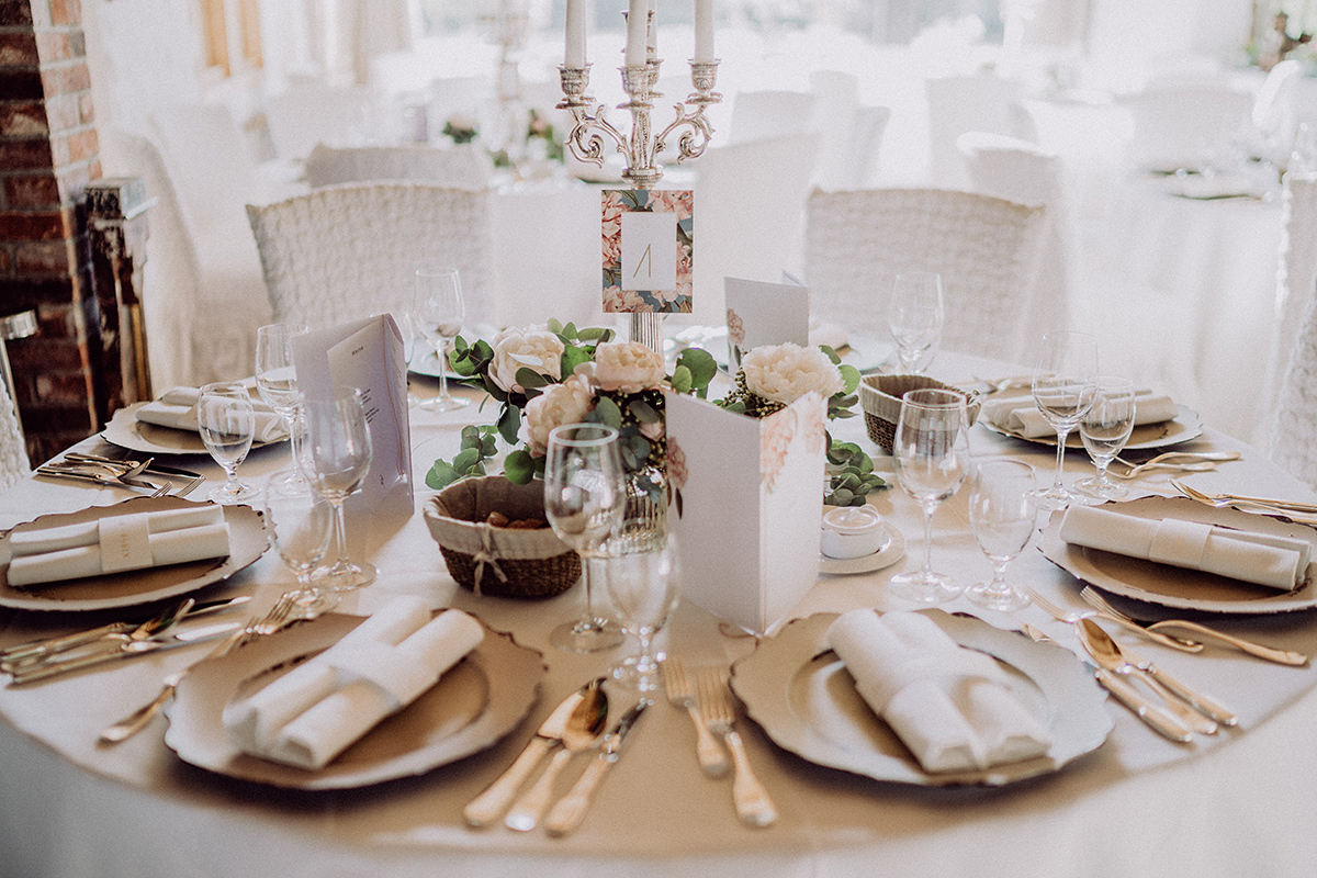 runder Hochzeitstisch Hotel zur Bleiche