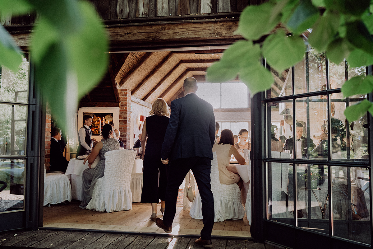 Außenaufnahme Hochzeitsdinner Raum im Hotel zur Bleiche & Spa
