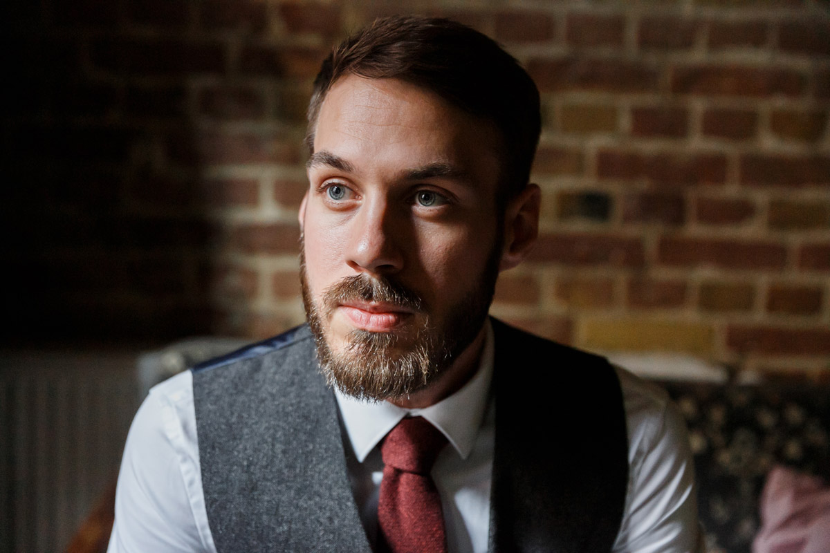 Hochzeitsportrait Bräutigam