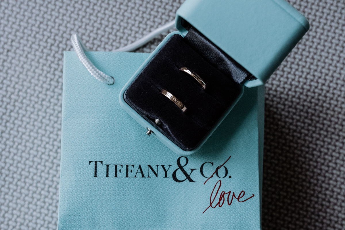 Eheringe für die standesamtliche Trauung von Tiffany
