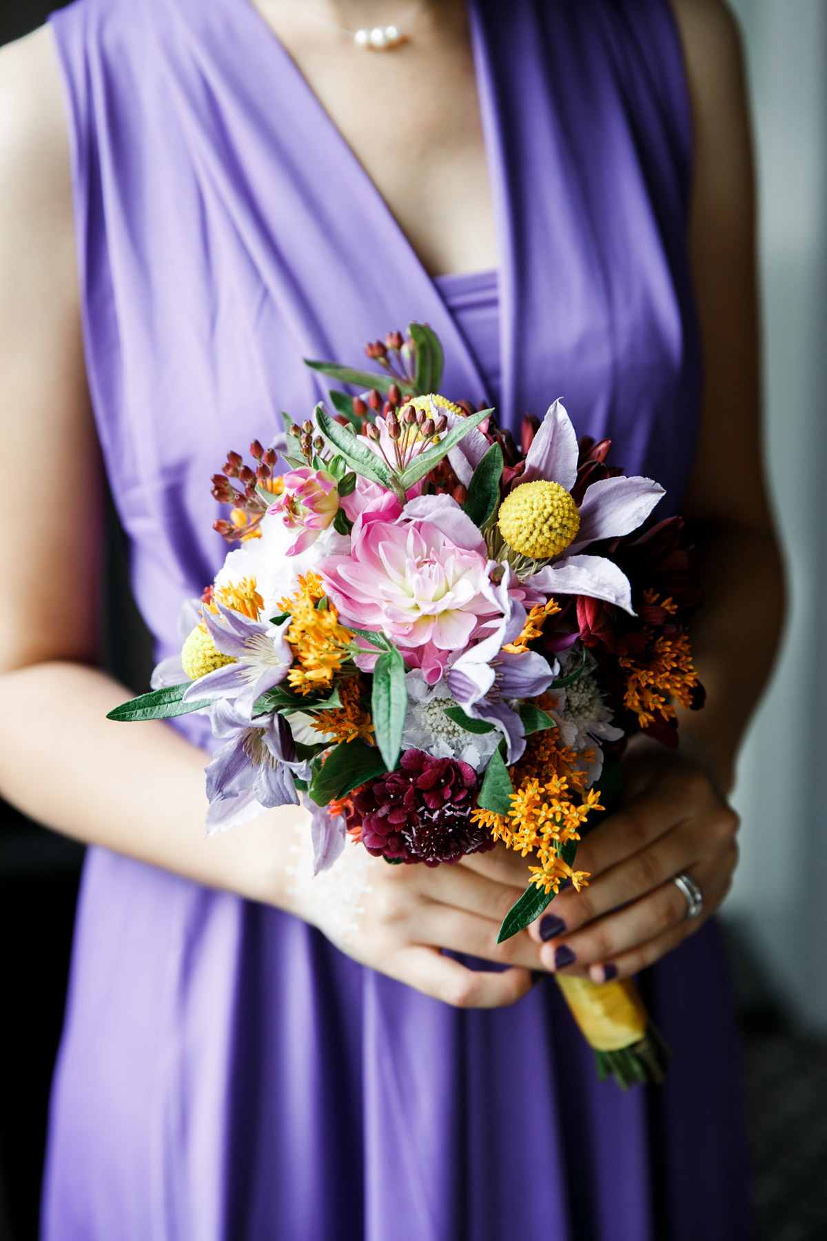 bunter Brautjungfernstrauß von flores y amores Berlin